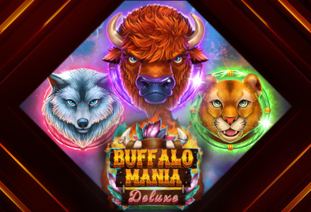 La nouvelle machine à sous de casino appelée "Buffalo Mania Deluxe" du Golden Euro Casino.